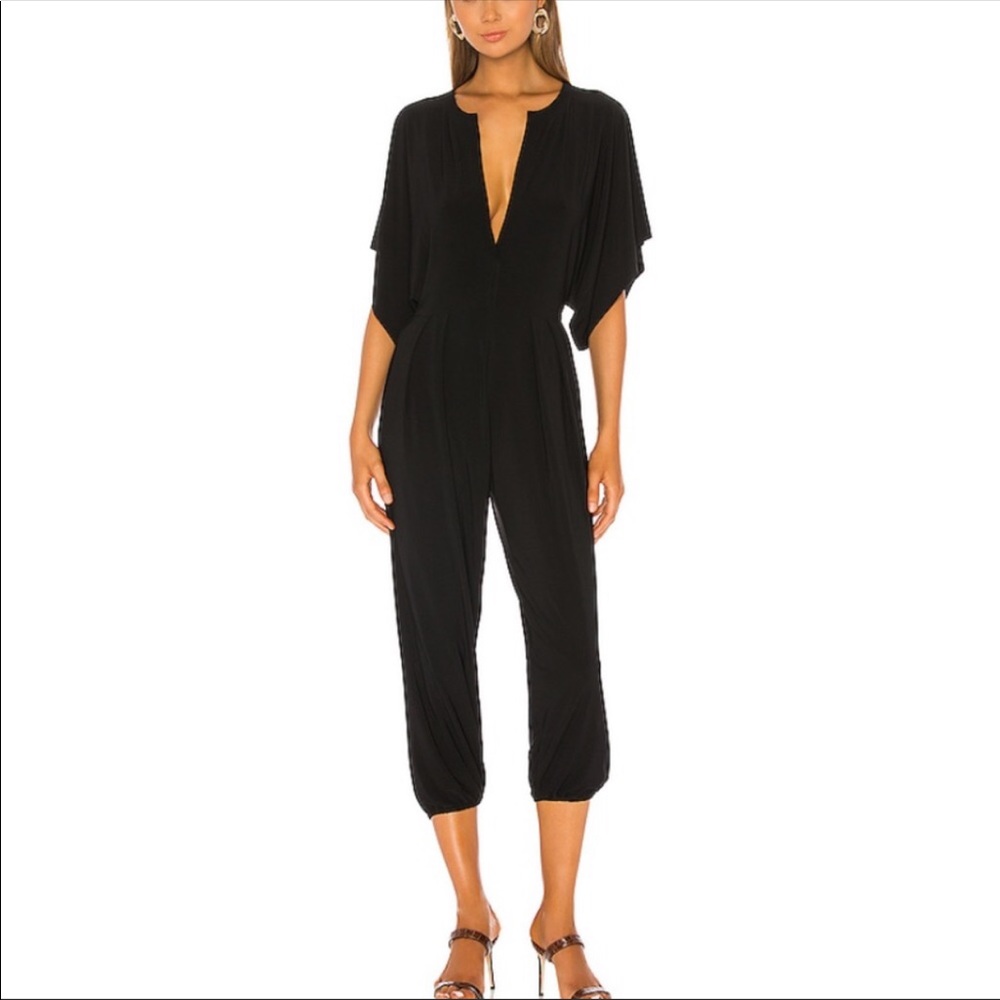 KAMALIKULTURE Black Rectangle Jogger Jumpsuit, S
